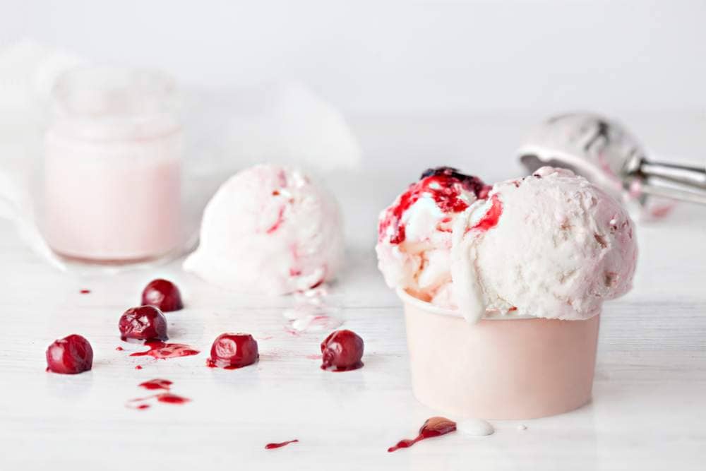 helados caseros yogurt natural