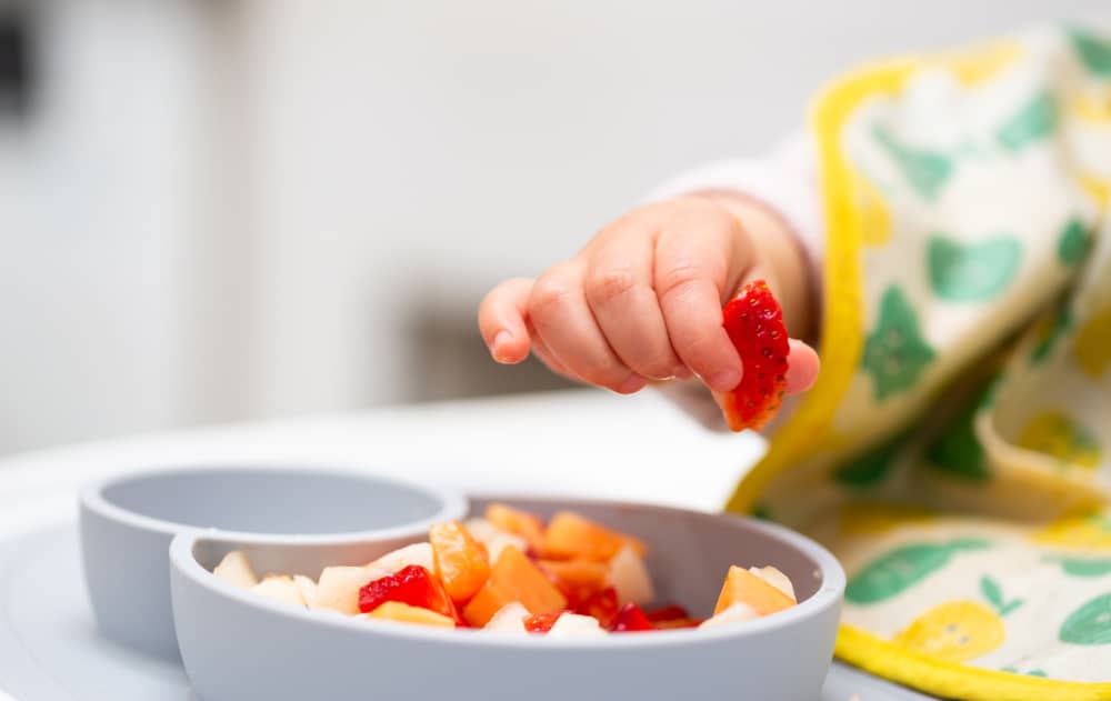 la primera fruta del bebé, a partir de los 6 meses